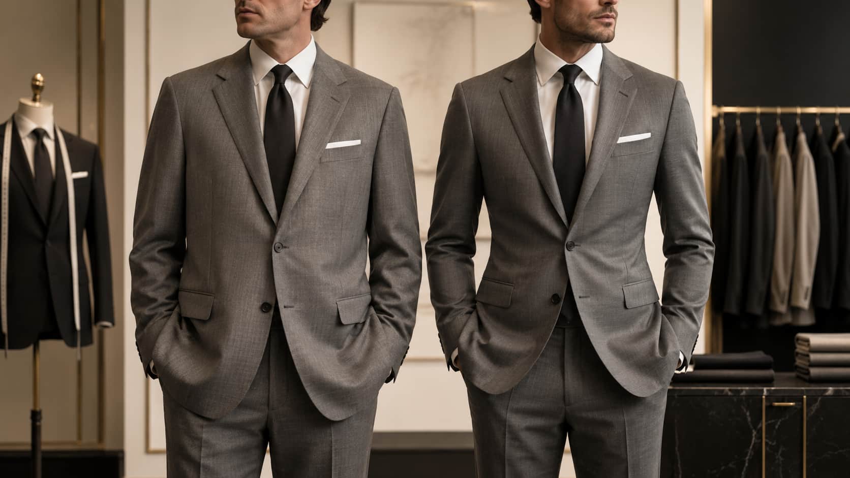 Corte slim y regular fit